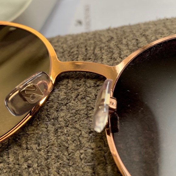 Authentic SWAROVSKI ROUND 51 metal/Acetate SWAN crystals sunglasses - Picture 10 of 16